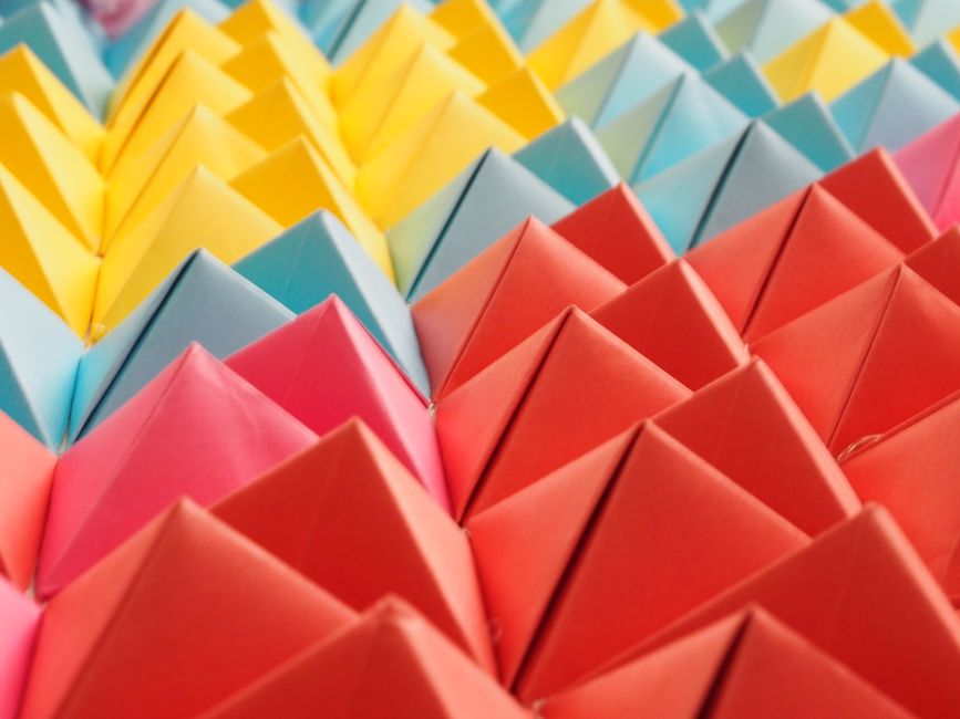 Origami papír csomag, 100 lap